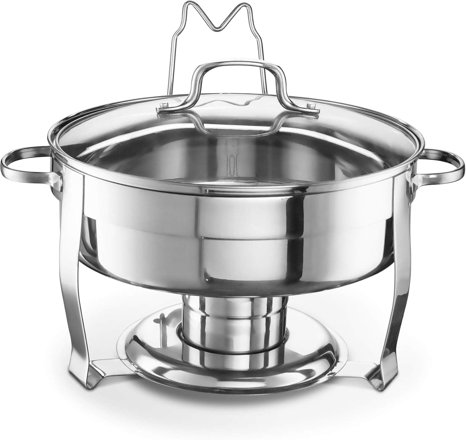 Chafing Dishes - Round Silver — rental product photo