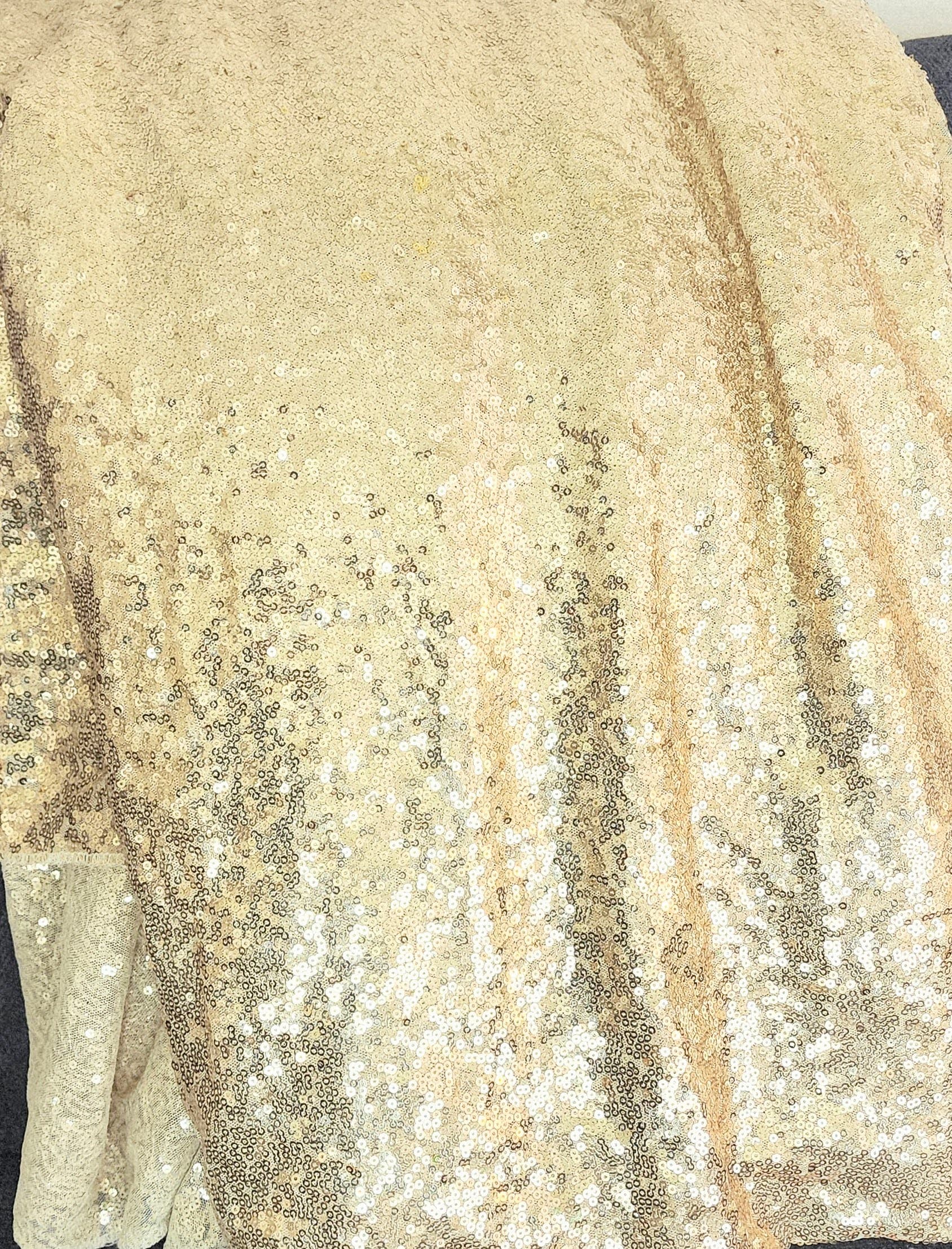 Drape - Gold / Champagne sequin — rental product photo